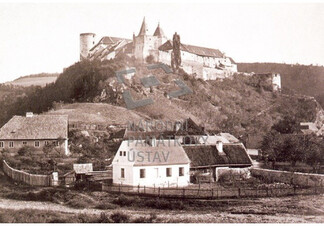 Křivoklát kolem roku 1863