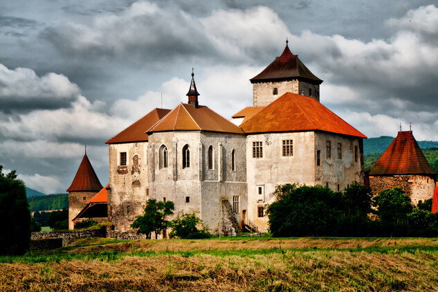 Vodní hrad Švihov - Hrad z hráze