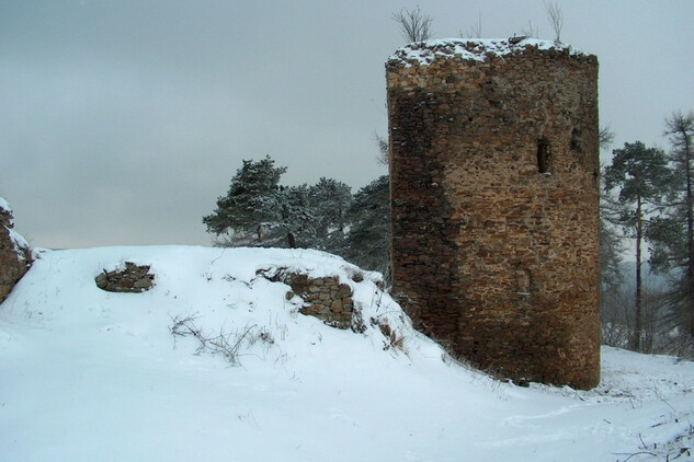 Hrad Hartenstein před obnovou