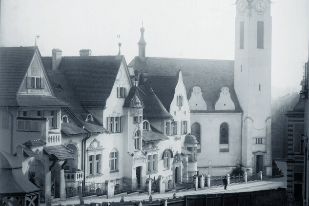 Starokatolický kostel v Jablonci nad Nisou, historická fotografie