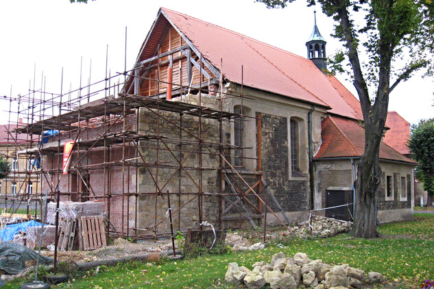 Průběh obnovy kostela