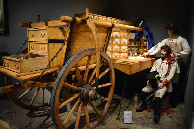 Armádní muzeum Žižkov – polní lazaret v 18. století