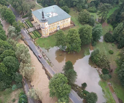 Zámecký areál Linhartovy - září 2024