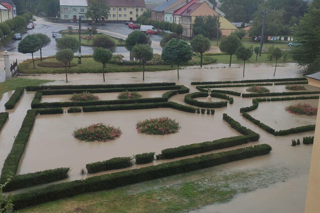 Zámecký park ve Slezských Rudolticích - září 2024