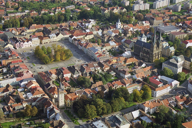 Letecký pohled Vysoké Mýto, foto: Město Vysoké Mýto